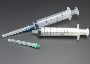 Chwistrell Plastig Meddygol Hypodermig tafladwy Di-haint