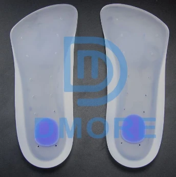 Cyfanwerthu 3/4 Hyd Cysur Silicôn Gel Bwa'r Cymorth Orthopaedeg Traed Gofal I...